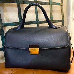 CELINE Unique Top Handle Handbag in Calfskin